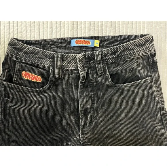 Empyre Corduroy Pants Dark Brown Baggy Y2k Skater Relaxed Pants Size 28x26 - Picture 6 of 11